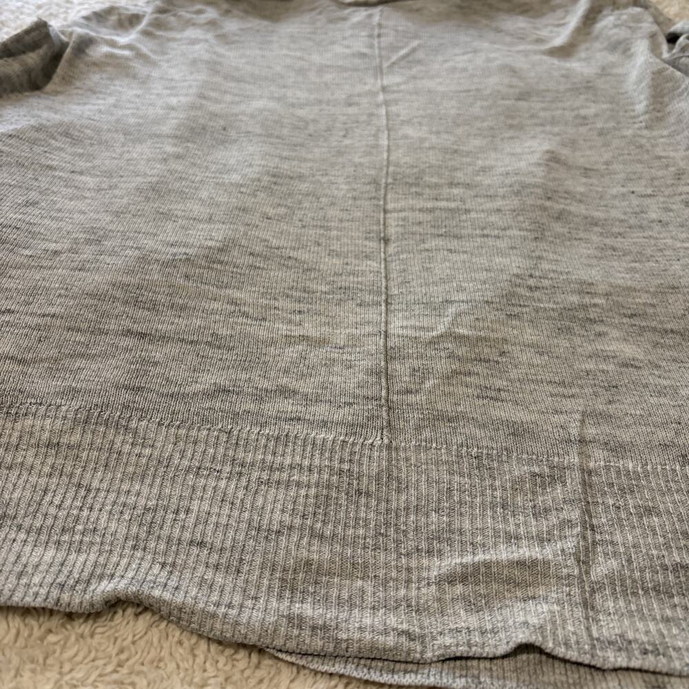 Gap XL Gray Speckled Cardigan Lightweight Long Sleeve Open Front - Picture 7 of 11
